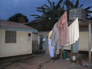 The courtyard, and the cauldron.
