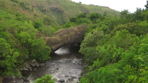 My first land bridge.
