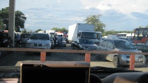 This doesn't do justice to the chaos, but it gives an idea. This is facing back into Tanzania.