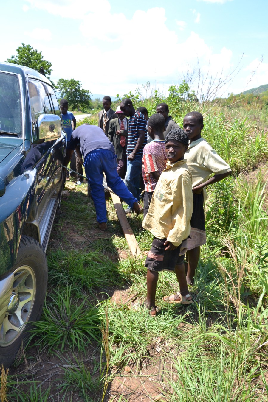 The scene was a bit chaotic.