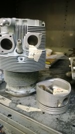 80 cubic inches of inefficient power, baby! This is a cylinder from the Lycoming.